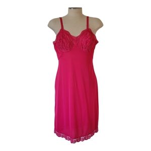 Vintage Gossard Artemis Pink Slip Dress Approx Size Small